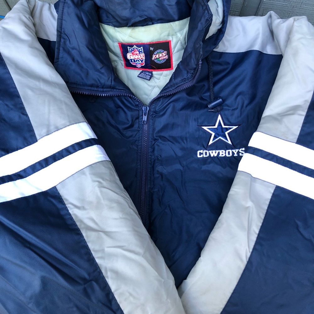 Vintage Cowboys Starter Performance Jacket Game Day Fans Gear